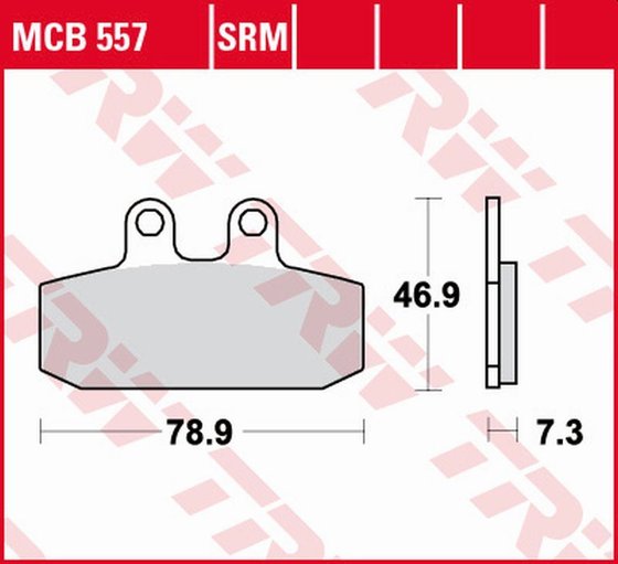 SPIDERMAX 500 GT (2004 - 2011) sintered metal brake pads | TRW