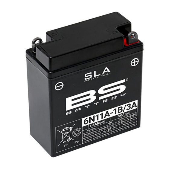 TS 250 (1973 - 1981) bs 6n11a-1b/3-a battery | BS BATTERY