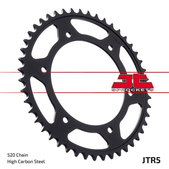 500 SATURNO (1990 - 1992) rear sprocket - 47 teeth, 520 pitch, black | JT Sprockets